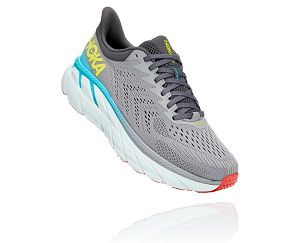 Hoka One One Clifton 7 Mens Walking Shoes Wild Dove/Dark Shadow | AU-6843275